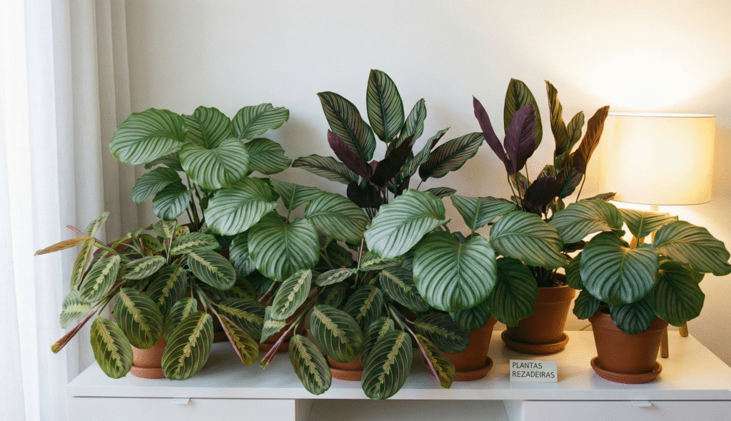 Maranta e Calathea