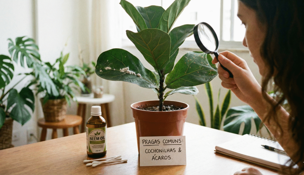 Pragas Comuns: Cochonilhas e Ácaros