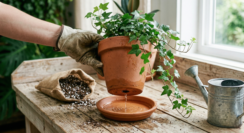 A hera inglesa é relativamente rústica, mas precisa de alguns cuidados para manter sua folhagem exuberante